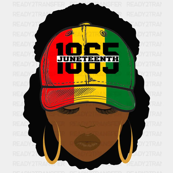 Black Woman 1865 Hat BLM DTF Transfer