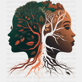 Black Woman Tree Blm Dtf Transfer