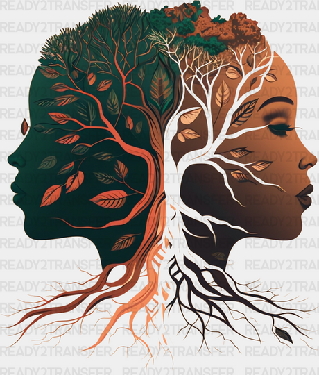 Black Woman Tree Blm Dtf Transfer