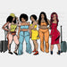 Black Women BLM DTF Transfer ready2transfer Black