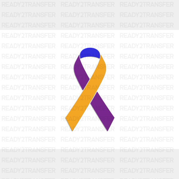 Bladder Cancer Awareness Flag - Cancer Awareness DTF Transfers