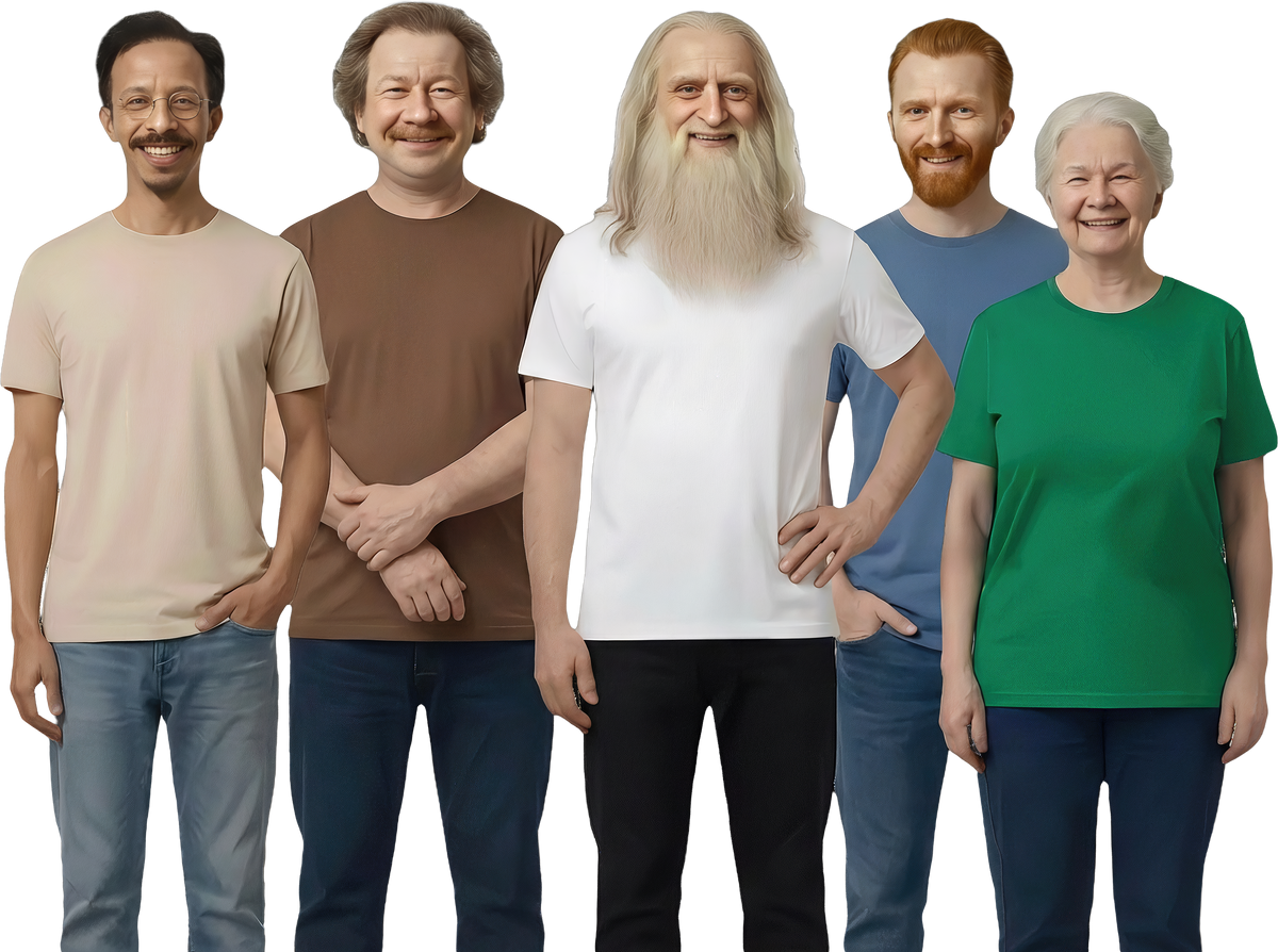 Wholesale blank apparel for DTF transfers