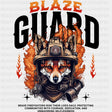 Blaze Guard Fox - Fire Department DTF Transfers ready2transfer Dark Color Design (See Imaging)