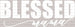 Blessed Mama Mother's Day DTF Heat Transfer, Mama Design, Mom DTF ready2transfer White