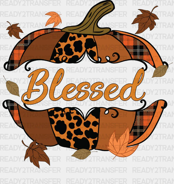 Blessed Pumpkin Sliced - Fall DTF Transfer