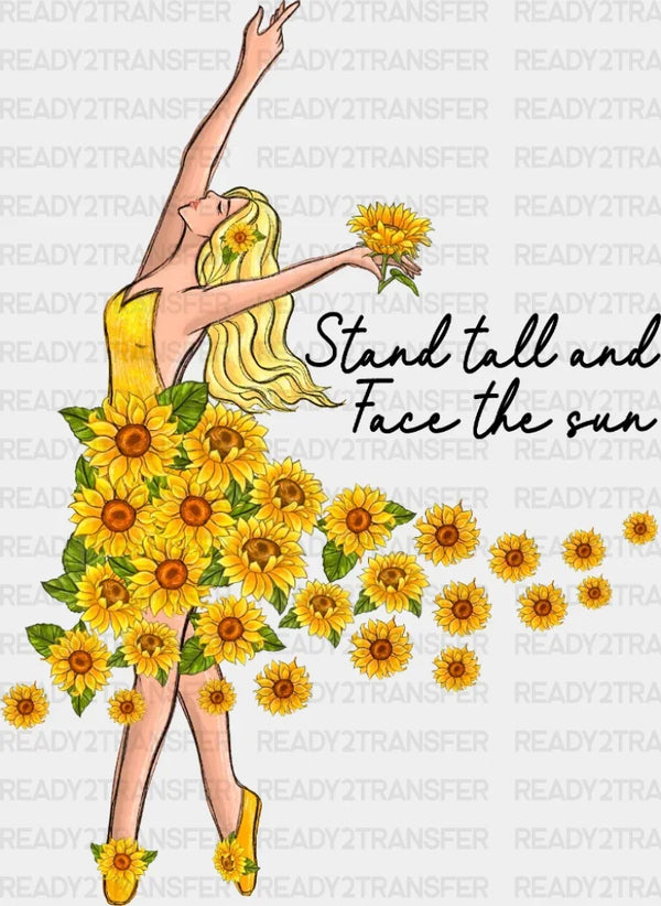 Blonde Hair Women DTF Transfer