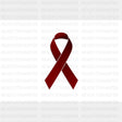 Blood Cancer Awareness Flag - Cancer Awareness DTF Transfers ready2transfer