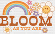 Bloom As You Are Flower Dtf Transfer