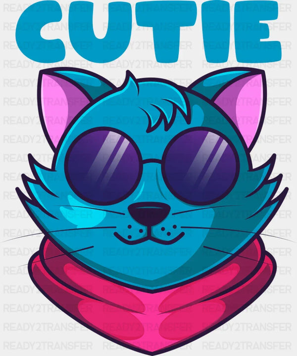 Blue Cat Cutie - Cats DTF Transfer