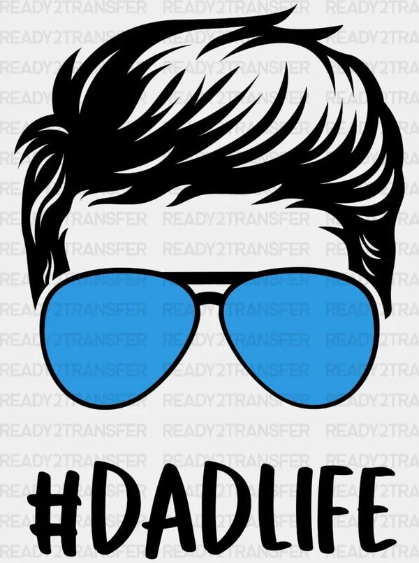 Blue DADLIFE - Father's Day DTF Transfer