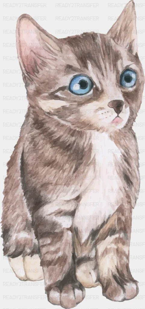 Blue Eyed Cat - Cats DTF Transfer