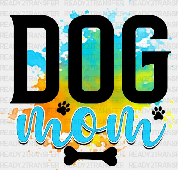 Blue Green Dog Mom DTF Transfer