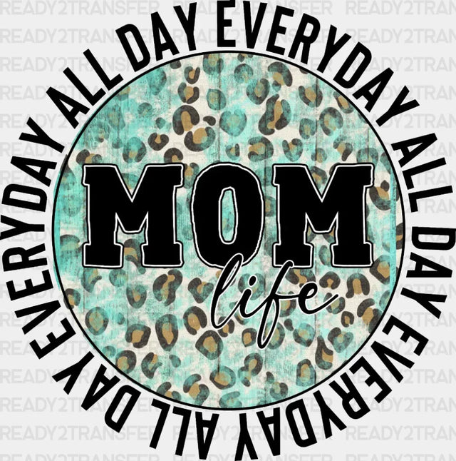 Blue Mom Life Dtf Transfer