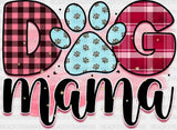 Blue Paw Dog Mama DTF Transfer ready2transfer