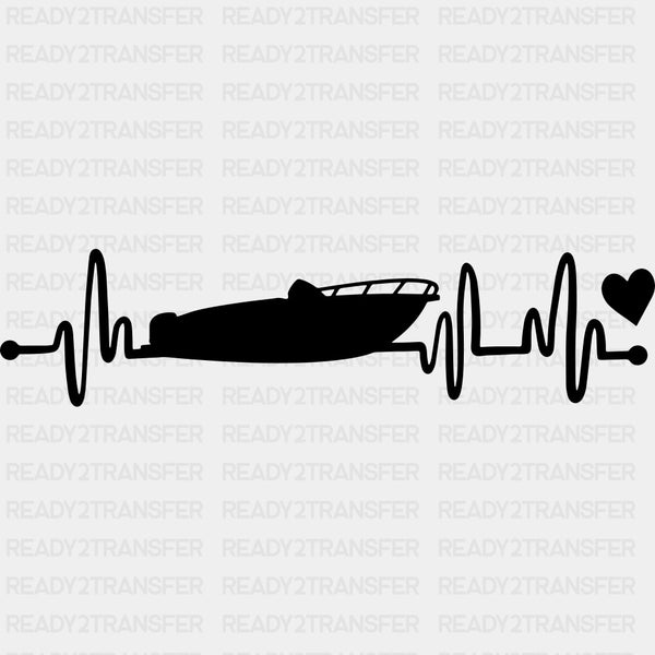 Boat Heart - Boating DTF Transfers