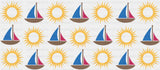 Boat & Sun - General Cup Wrap UV Sticker Permanent UV DTF Decal