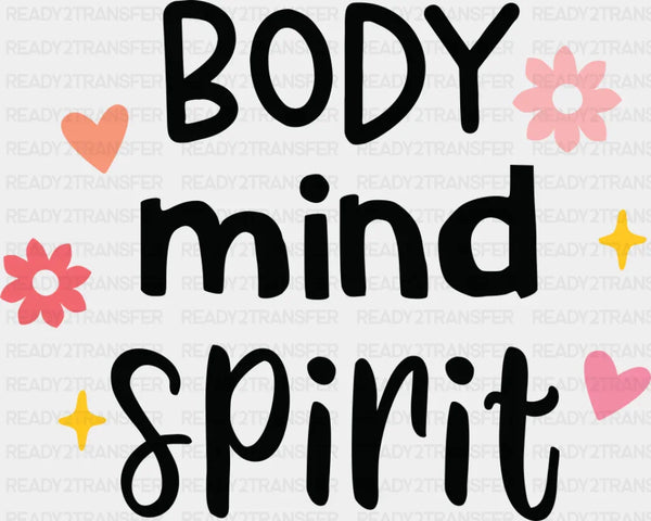 Body Mind Spirit - Yoga DTF Transfer