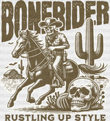 Bonerider Rustling Up Style Design - Rodeo Dtf Transfers
