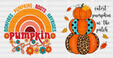 Bonfires Pumpkins Boots - Fall Cup Wrap Uv Sticker Permanent Dtf Decal