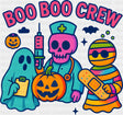 Boo Boo Crew Nurse - Halloween DTF Transfer