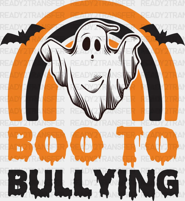 Boo To Bullying - Anti Bullying Iron On DTF Transfer