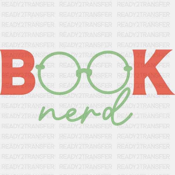 Book Nerd, Glasses - Librarian DTF Transfers