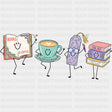 Books Candle Coffee - Reading DTF Transfers