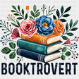 Booktrovert, Flowers - Reading DTF Transfers ready2transfer Dark Color Design (See Imaging)