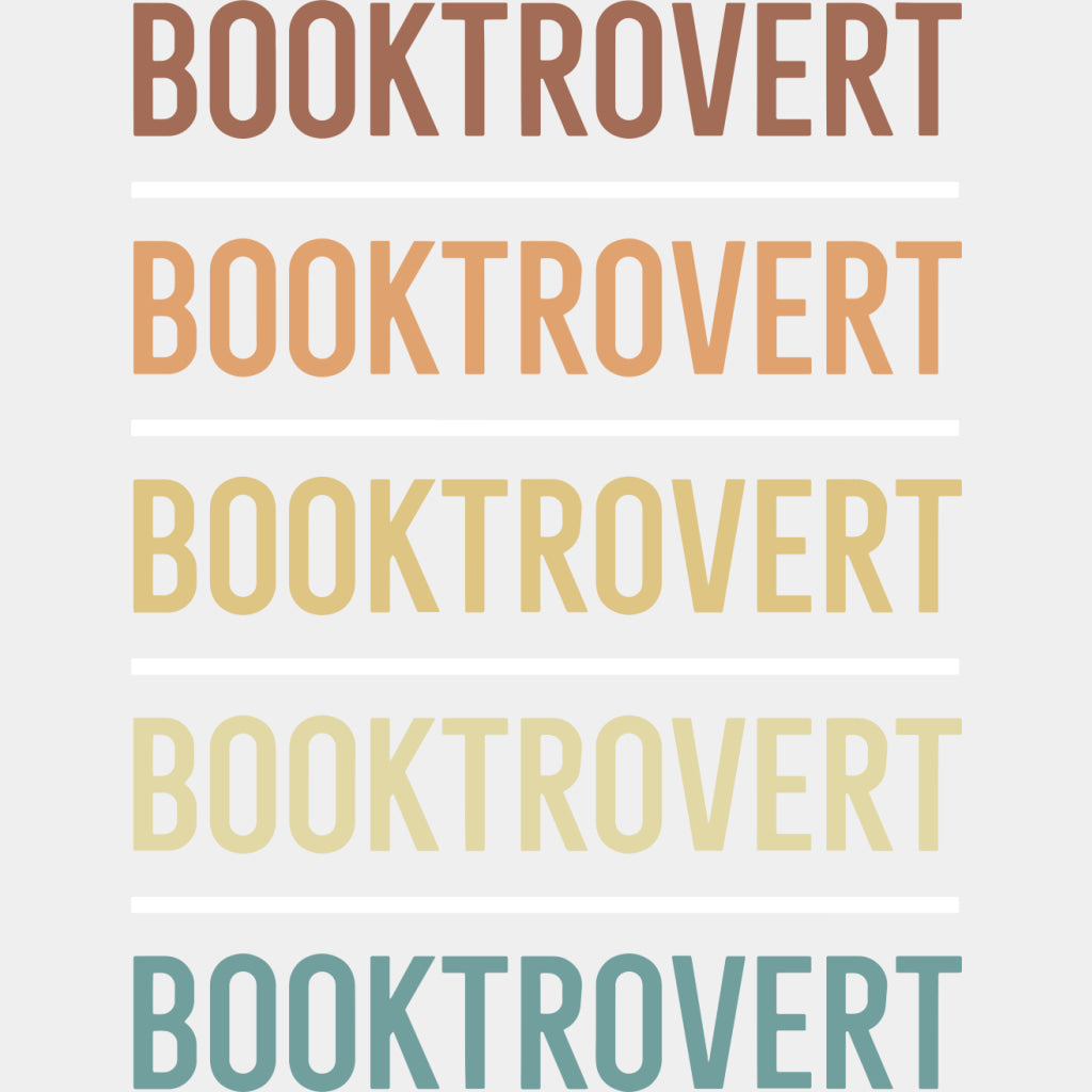 Booktrovert - Librarian DTF Transfers ready2transfer Light Color Design (See Imaging)