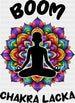 Boom Chakra Lacka - Yoga DTF Heat Transfer ready2transfer Black