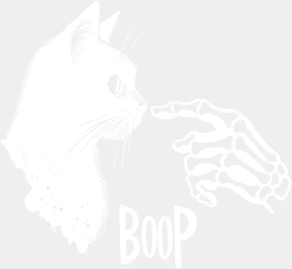 Boop B&W - Cats DTF Transfer Adult Unisex - S & M (10’’) / Light Color Design (See Imaging)