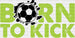 Born To Kick Design - Soccer DTF Heat Transfer ready2transfer Black
