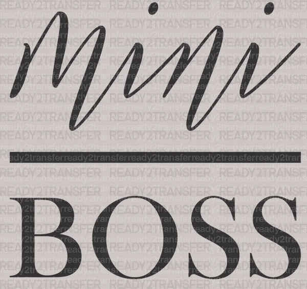 BOSS Mini DTF Transfer