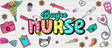 Boujee Nurse - Cup Wrap Uv Sticker Permanent Dtf Decal