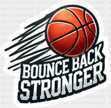 Bounce Back Stronger - Minimal UV Sticker Permanent UV DTF Decal