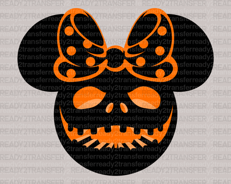 Bow Tie Hungry Halloween Mouse DTF Transfer - ready2transfer