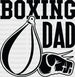 Boxing Dad - Boxing DTF Heat Transfer ready2transfer Black