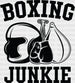 Boxing Junkie - Boxing DTF Heat Transfer ready2transfer Black