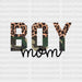 Boy Mom DTF Transfer ready2transfer Black