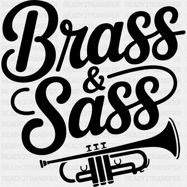 Brass & Sass - Music DTF Transfers