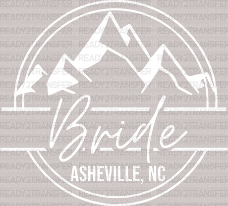 Bride Asheville DTF Transfer - ready2transfer