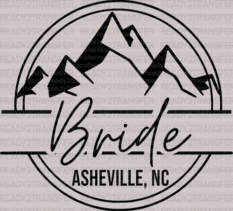 Bride Asheville DTF Transfer - ready2transfer