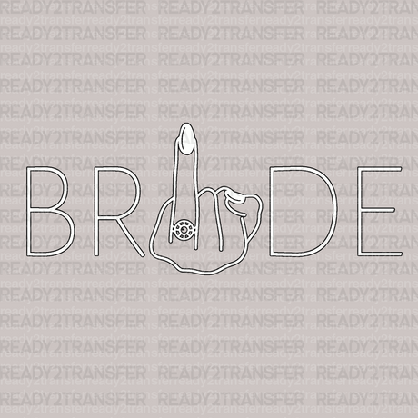 BRIDE DTF Transfer - ready2transfer