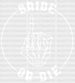 BRIDE OR DIE SKULL FINGER DTF Transfer ready2transfer White
