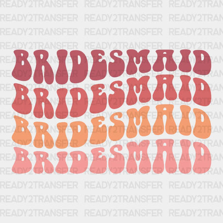 Bridesmaid Dtf Transfer