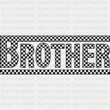 Brother Checkered Design - Brother DTF Transfers ready2transfer
