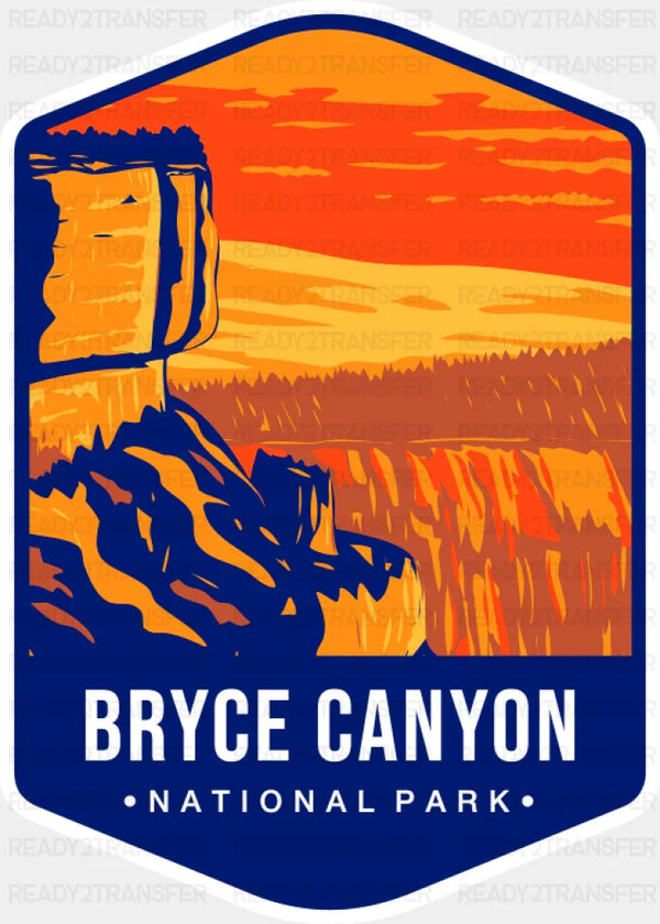 Bryce Canyon National Park Colorful Design - National Parks DTF Transfer