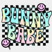 Bunny Babe Easter Design Easter DTF Transfer ready2transfer White