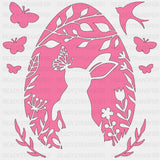 Bunny Egg Easter Dtf Heat Transfer Design