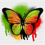 Butterfly Africa Colors Blm Dtf Transfer